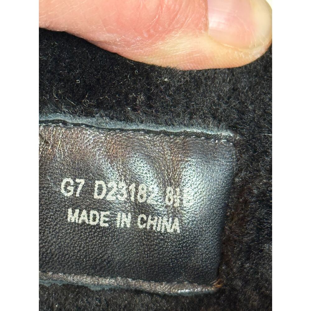 Cole Haan Mardi Black Suede Mule w Shearling Size 8.5 - Picture 8 of 10